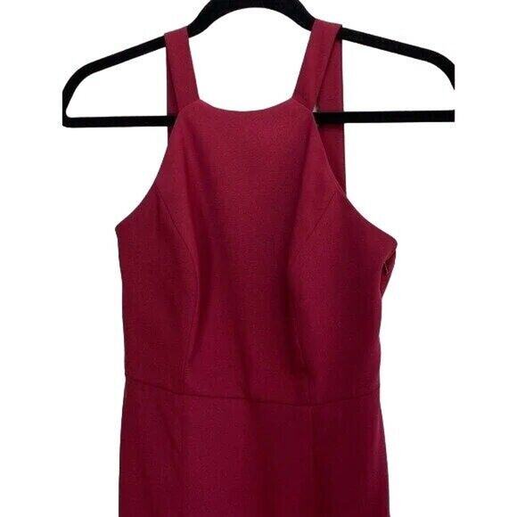 Dessy Collection Burgundy Wedding Dress - Picture 3 of 14